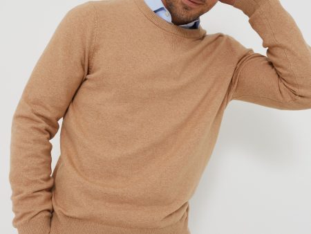 Wheat Heather Jackson Crewneck Sweater Hot on Sale