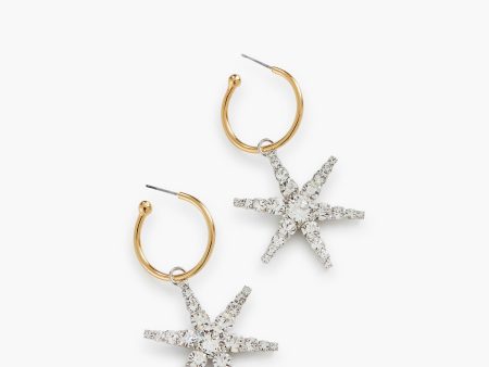 Crystal Ciel Hoop Earrings For Cheap