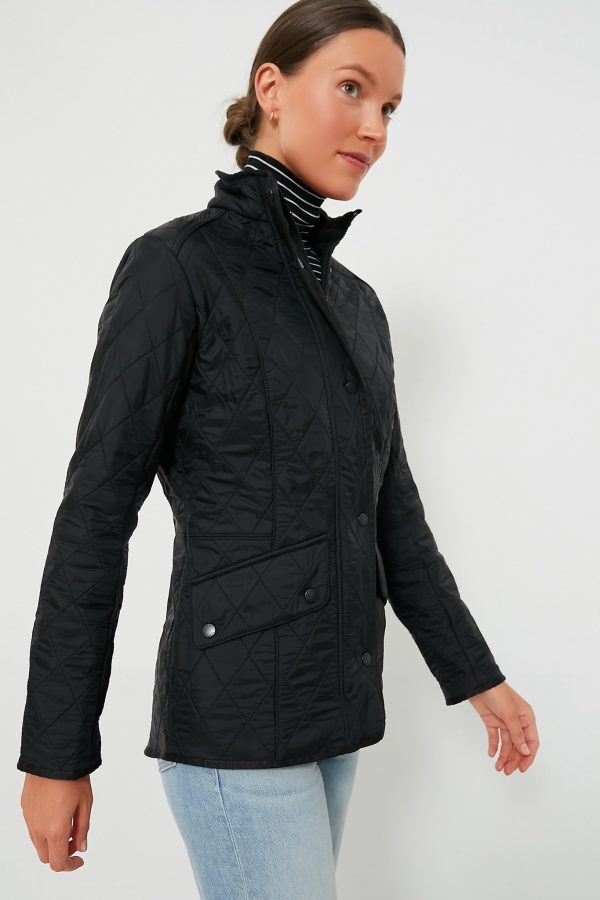 Black Cavalry Polarquilt Jacket Online Sale