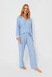 Blue Ivory Gisele Printed The Tencel Modal Long PJ Set For Cheap