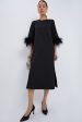 Black Feather Jamie Dress Online now