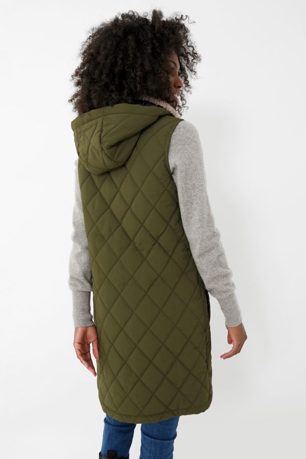 Olive Zander Gilet Hot on Sale