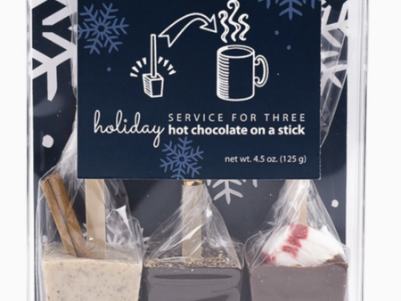 SIDEWALK SALE ITEM - Triple Pack Hot Chocolate Stick - Holiday Online Sale