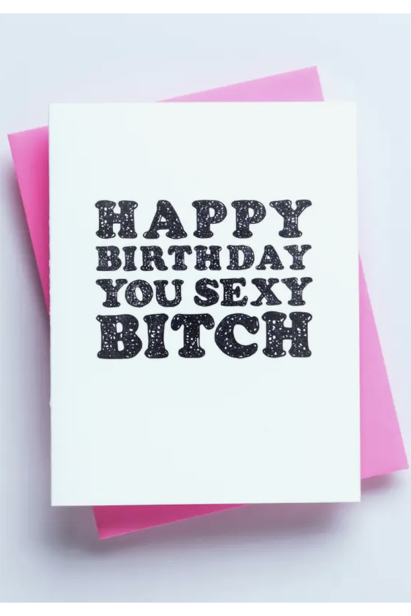 Richie Single Birthday Card - Sexy Bitch Hot on Sale