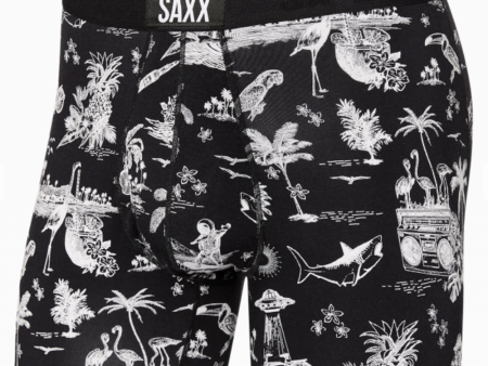 SIDEWALK SALE ITEM - Ultra Boxer Brief - Black Astro Surf & Turf For Cheap