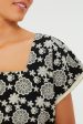 Black & Ivory Eyelet Vivienne Blouse Supply