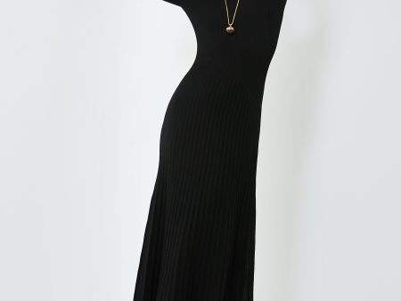 Black Nami Knit Dress Cheap