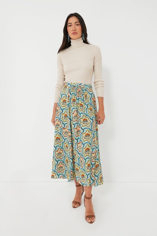 Tea Time Flower Tucker Skirt on Sale