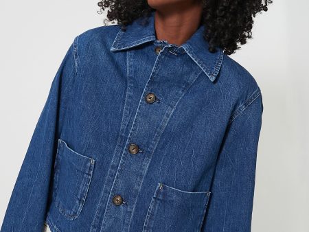 Wills Wash Rigid Denim Cropped Denim Jacket Online