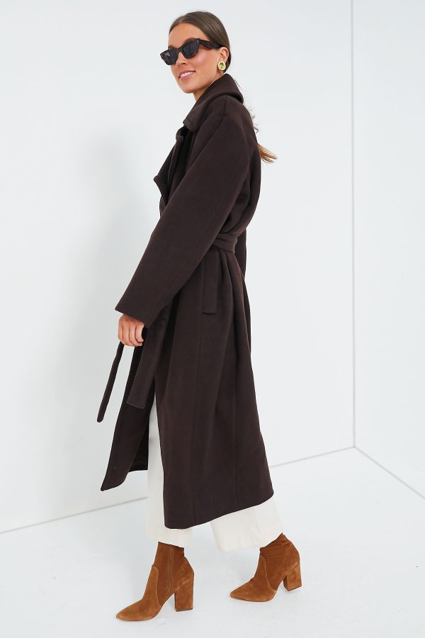 Dark Chocolate Carver Coat Sale