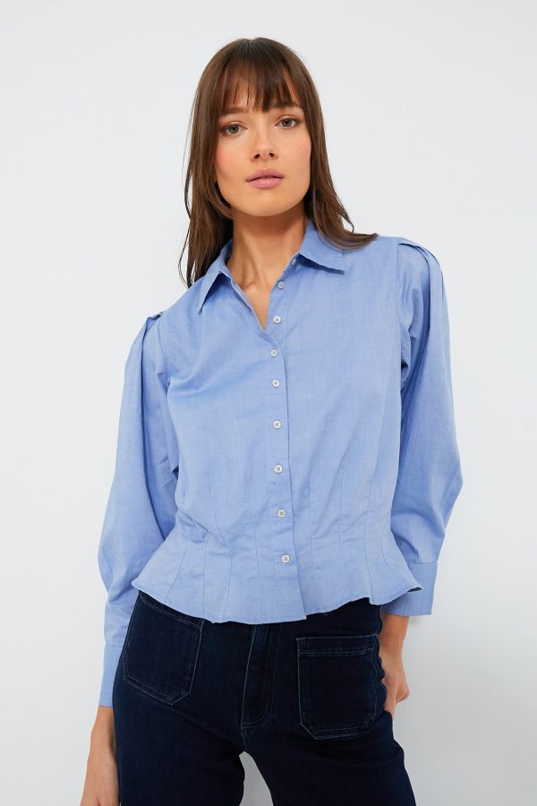 Blue Oxford The Honor Top Cheap