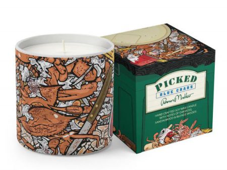 SIDEWALK SALE ITEM - Annapolis Candle Boxed - Blue Crabs Picked For Discount