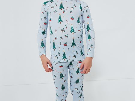 Holiday Cheer Kids Bamboo PJ Set Supply