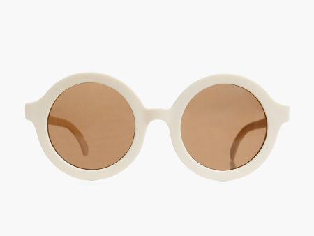 Sweet Cream Euro Round Sunglasses For Sale