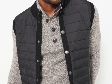 Black Essential Gilet Online now