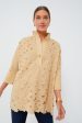 Tan Lace Willow Blouse Cheap