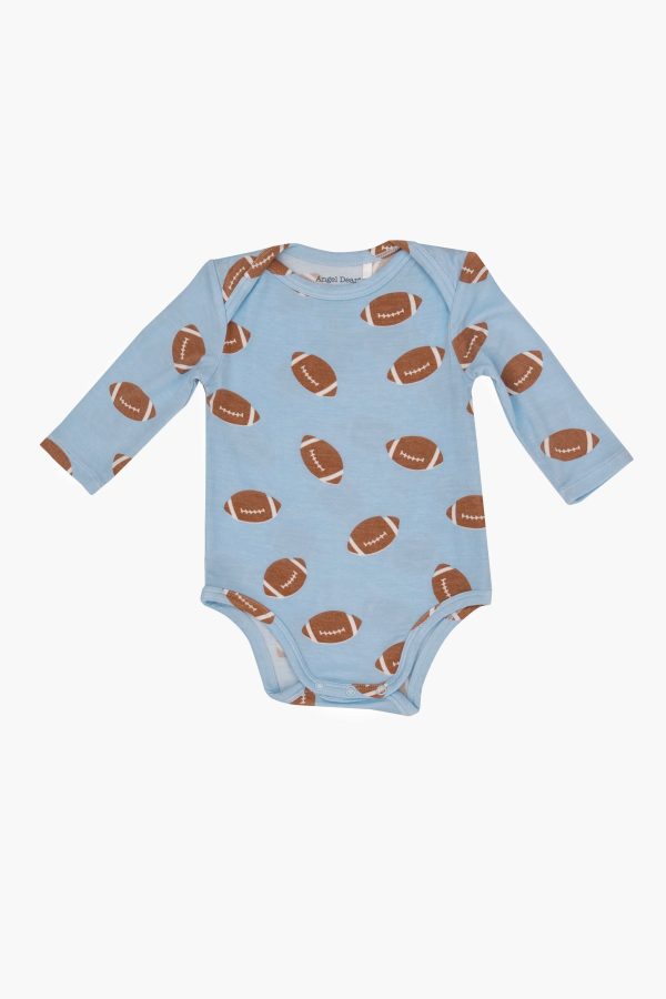 Blue Football Lap Shoulder Bodysuit 18-24M Online