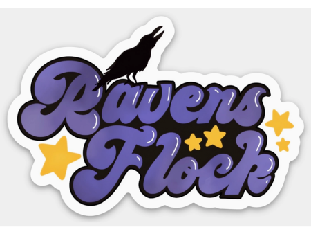 Trendy Sticker - Baltimore Ravens Flock Online Sale