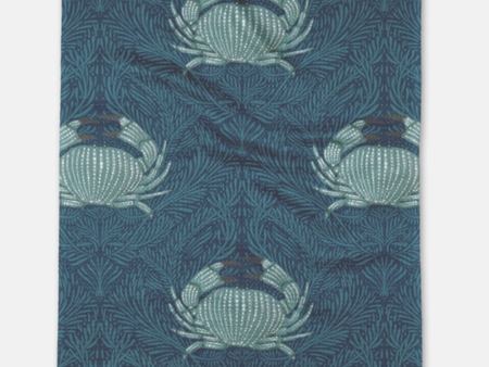 Geometry Kitchen Tea Towel - Blue Crab Online Hot Sale