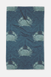 Geometry Kitchen Tea Towel - Blue Crab Online Hot Sale