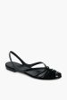 Black Cage Sandals on Sale