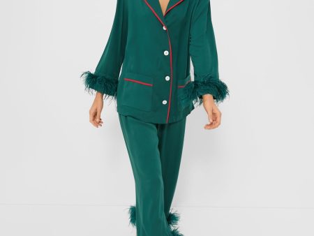 Pine Green Party Pajama Set Online