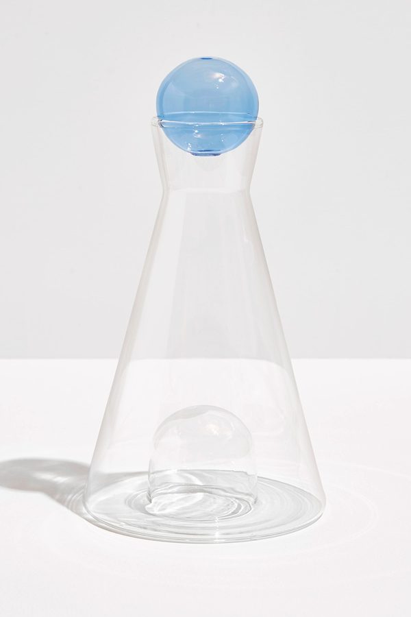 Clear and Blue Vice Versa Carafe Discount