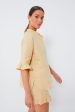 Beige Linen Lounge Suit Fashion