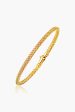 14k Gold Fancy Weave Bangle Online