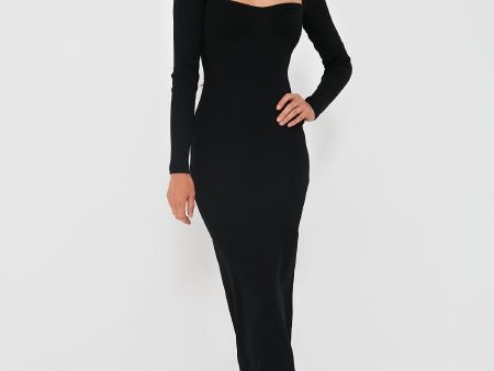 Black Silhouette Dress Cheap