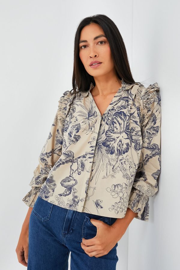 Yaffe Print Jessie Top Online now