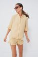 Beige Linen Lounge Suit Fashion