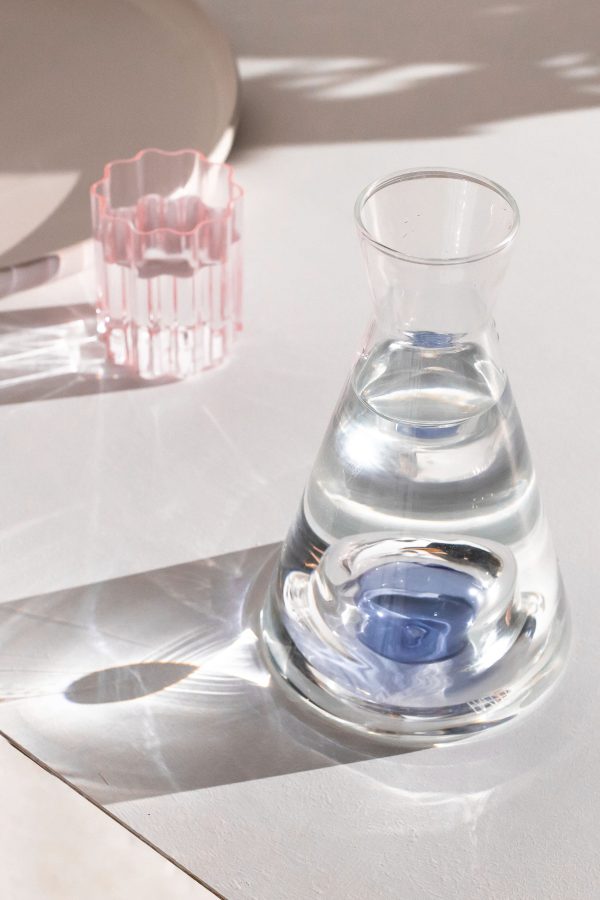 Clear and Blue Vice Versa Carafe Discount