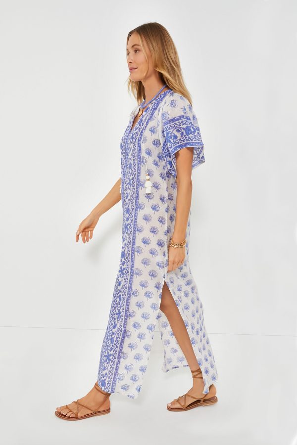 Blue and White Angel Caftan Online Sale